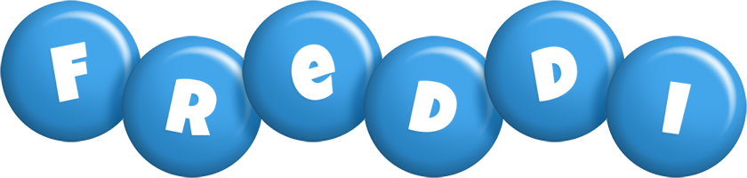 Freddi candy-blue logo