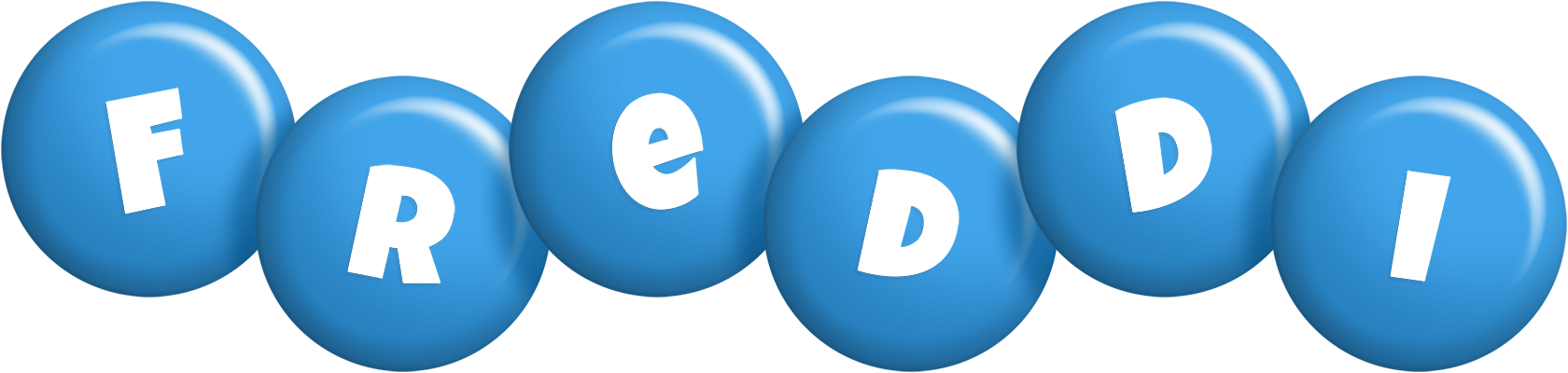 Freddi candy-blue logo