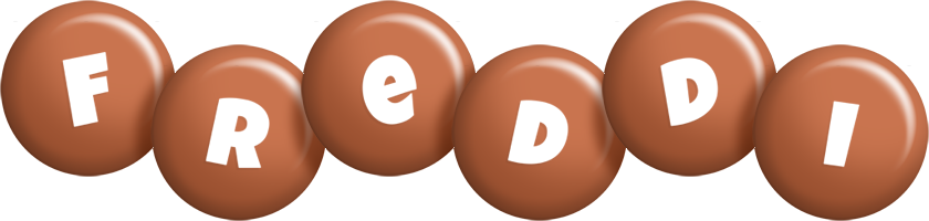 Freddi candy-brown logo