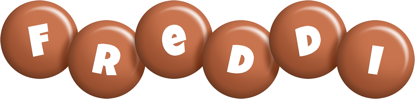 Freddi candy-brown logo