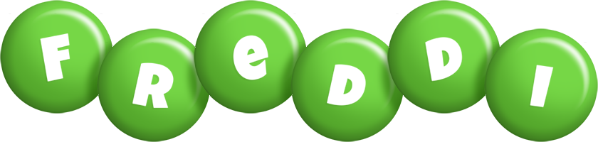 Freddi candy-green logo