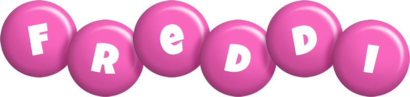 Freddi candy-pink logo