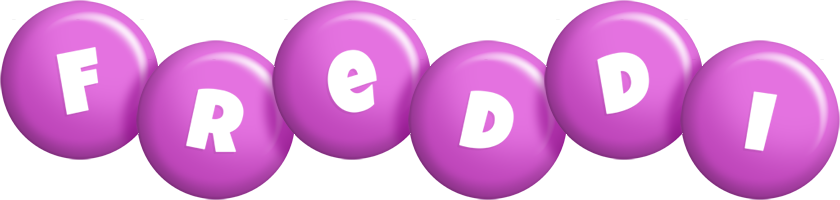 Freddi candy-purple logo