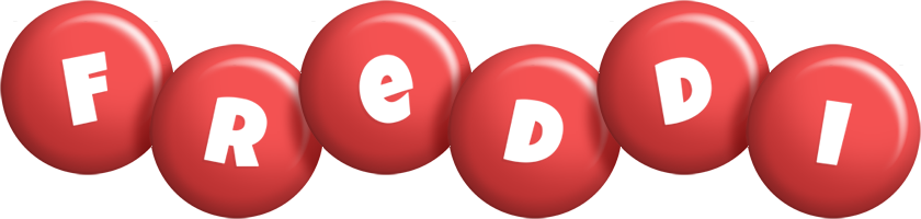 Freddi candy-red logo