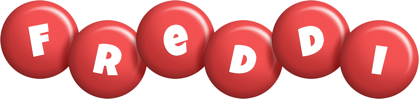 Freddi candy-red logo