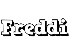 Freddi snowing logo