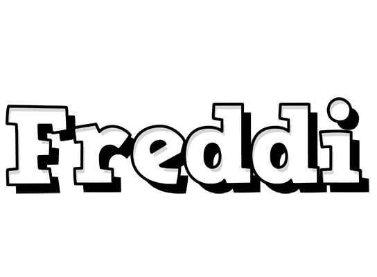 Freddi snowing logo
