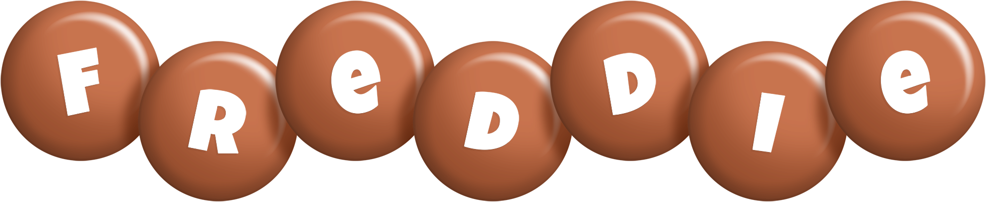 Freddie candy-brown logo