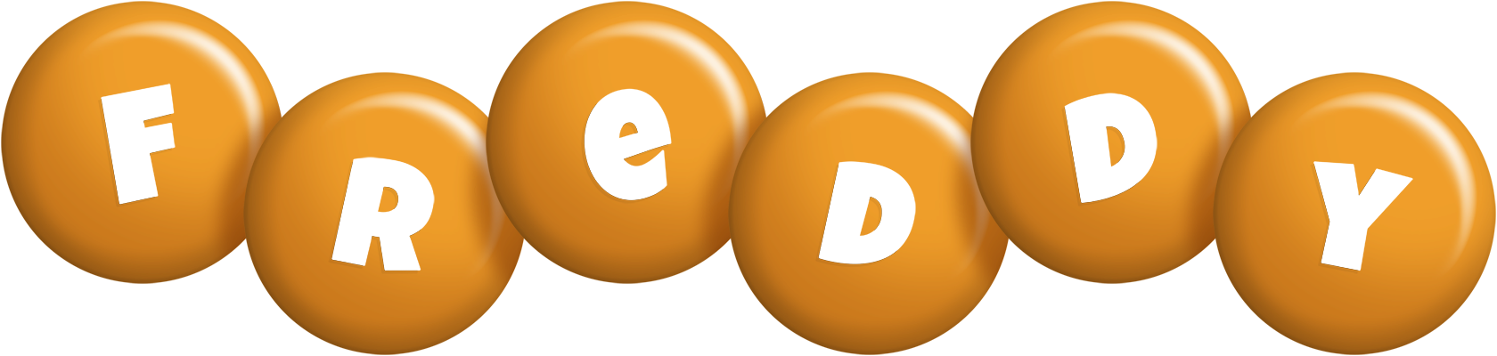 Freddy candy-orange logo