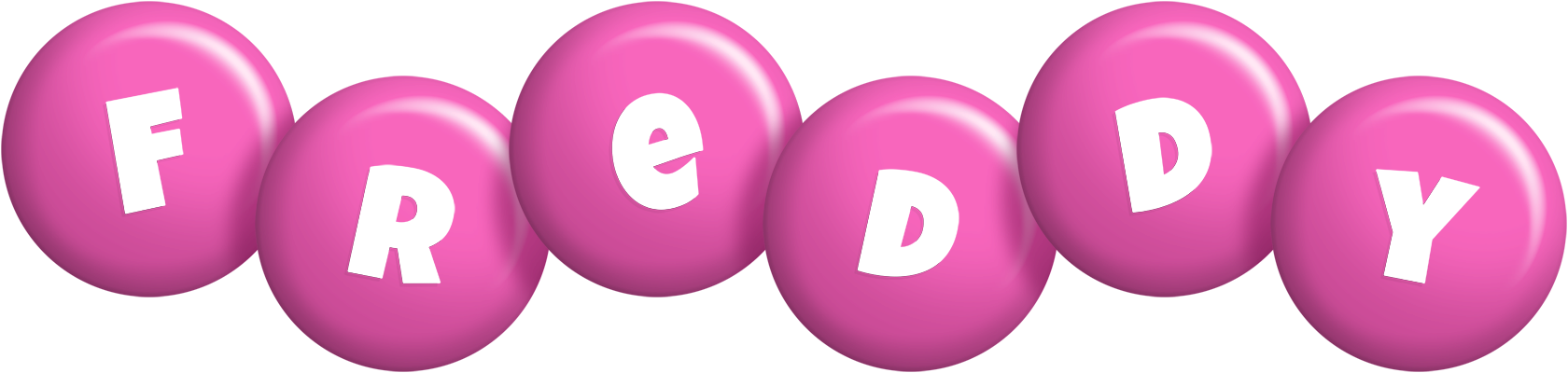 Freddy candy-pink logo