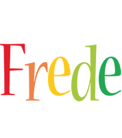 Frede birthday logo