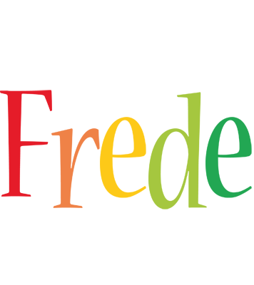 Frede birthday logo