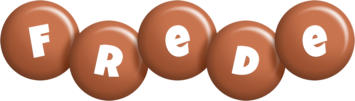 Frede candy-brown logo
