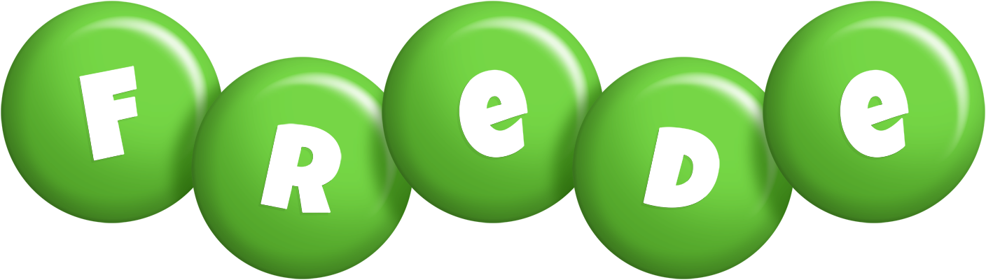 Frede candy-green logo