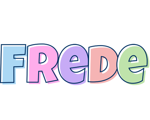 Frede pastel logo