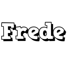 Frede snowing logo