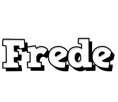 Frede snowing logo