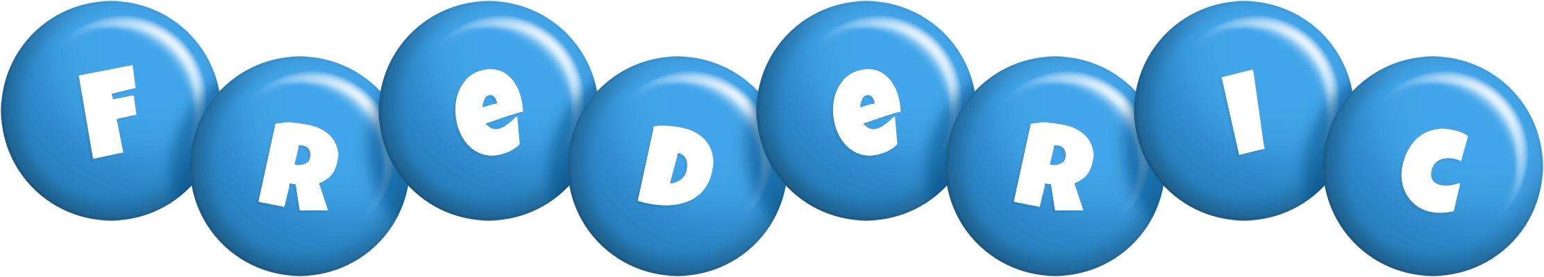 Frederic candy-blue logo