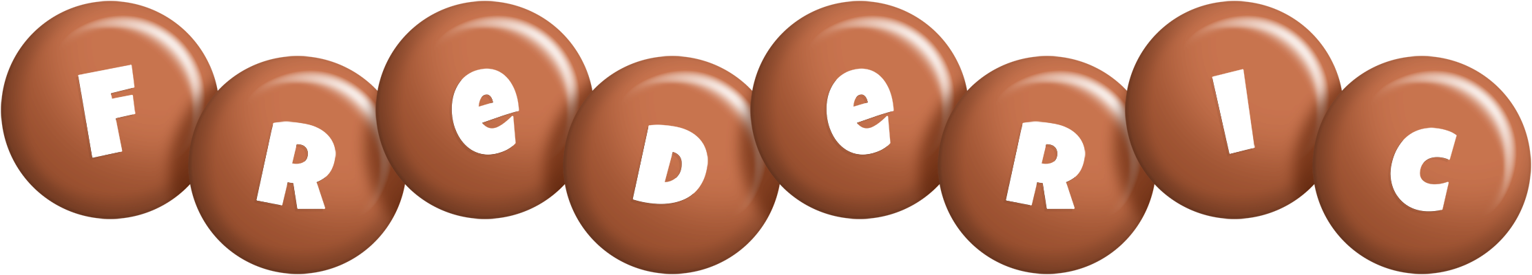 Frederic candy-brown logo