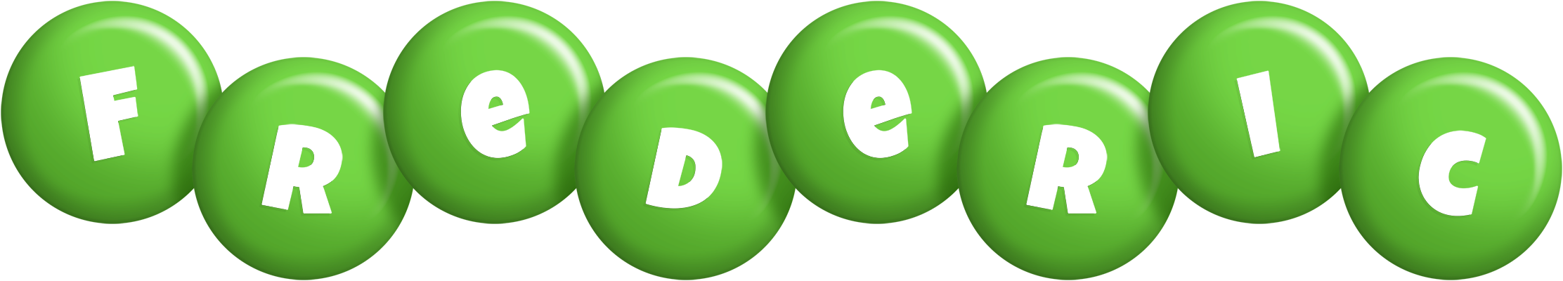 Frederic candy-green logo