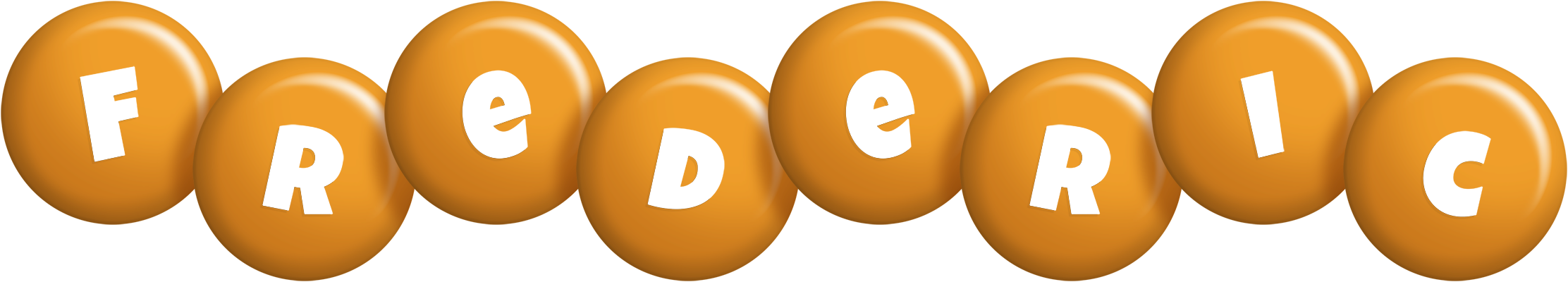 Frederic candy-orange logo