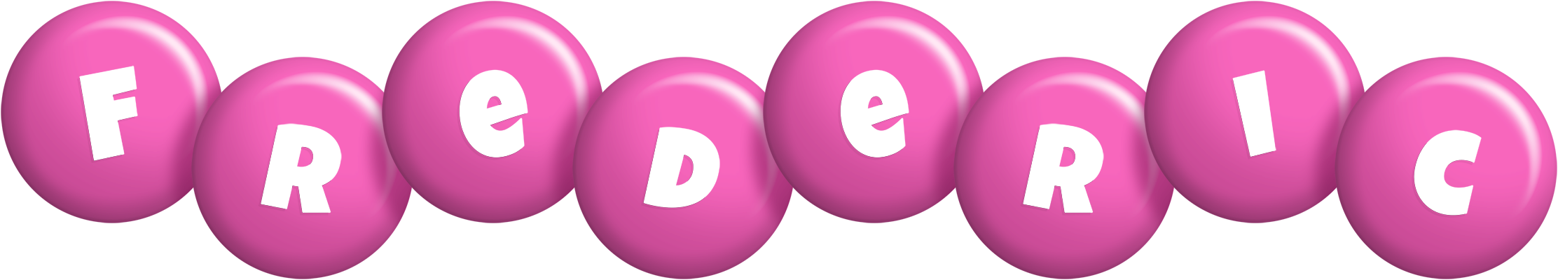 Frederic candy-pink logo
