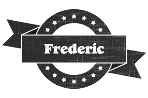 Frederic grunge logo