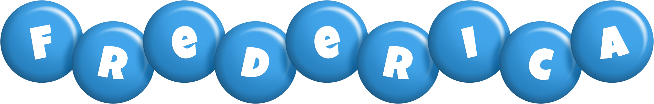 Frederica candy-blue logo