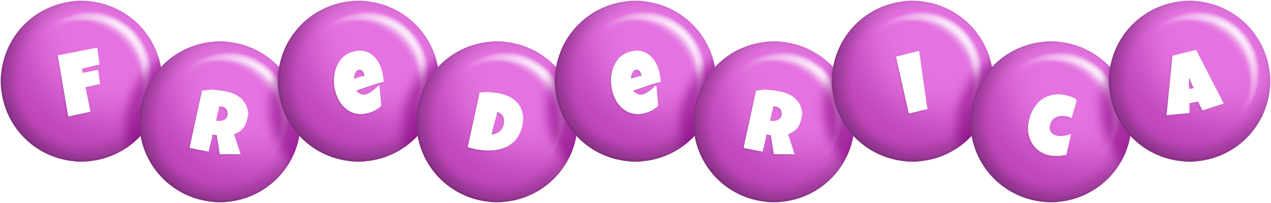 Frederica candy-purple logo