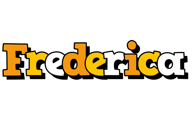 Frederica cartoon logo
