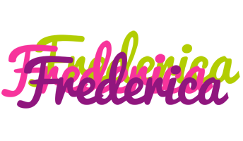 Frederica flowers logo