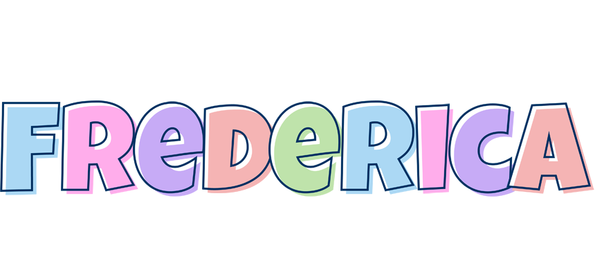 Frederica pastel logo