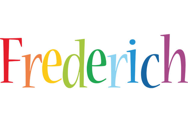 Frederich birthday logo