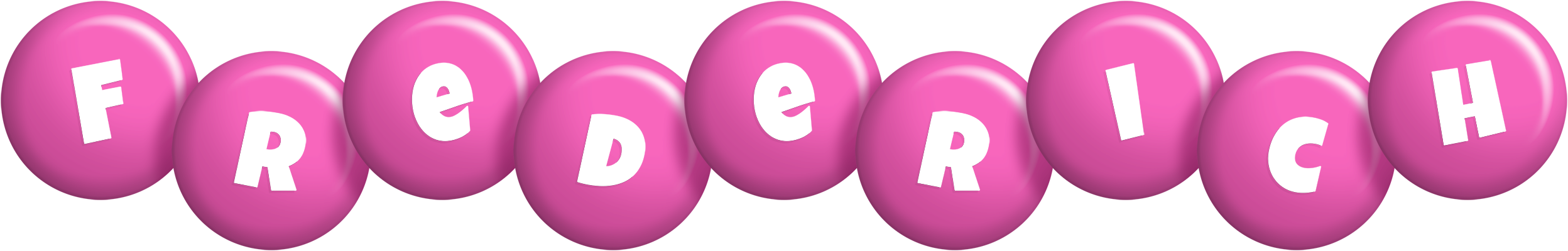 Frederich candy-pink logo