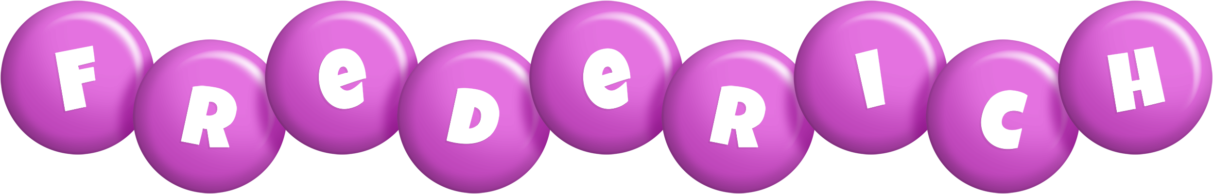 Frederich candy-purple logo
