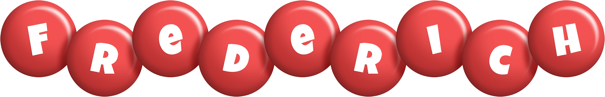 Frederich candy-red logo