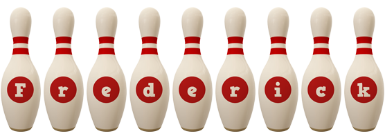 Frederick bowling-pin logo