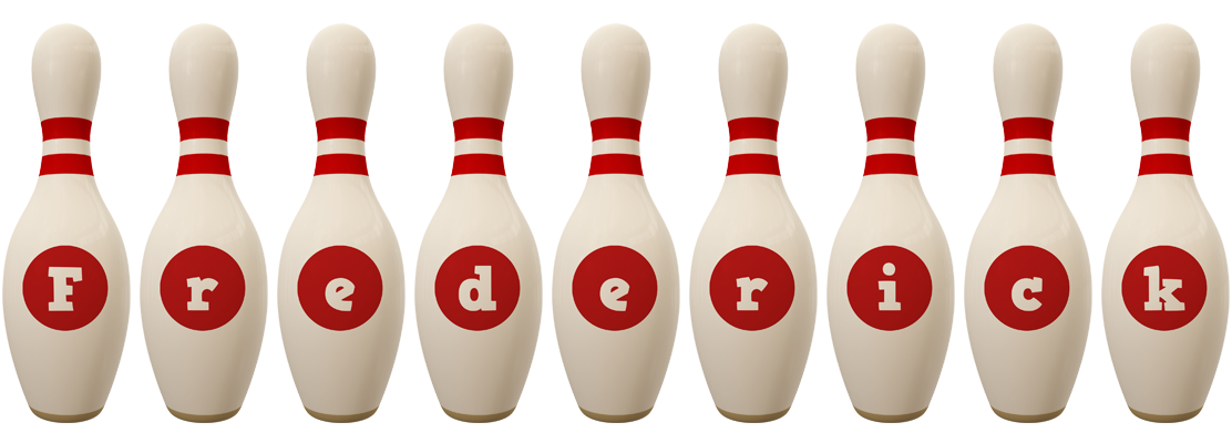 Frederick bowling-pin logo