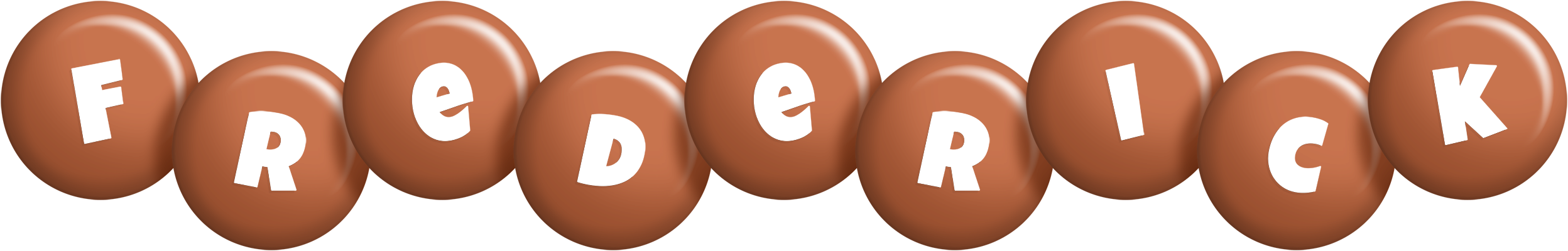 Frederick candy-brown logo