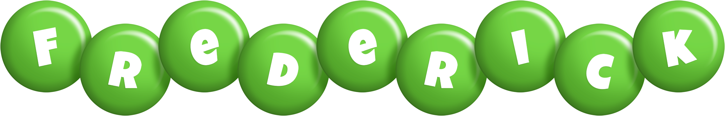 Frederick candy-green logo