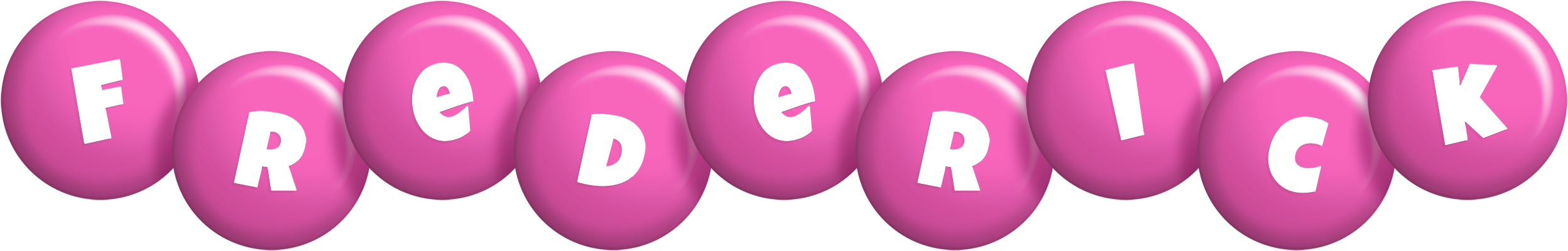 Frederick candy-pink logo