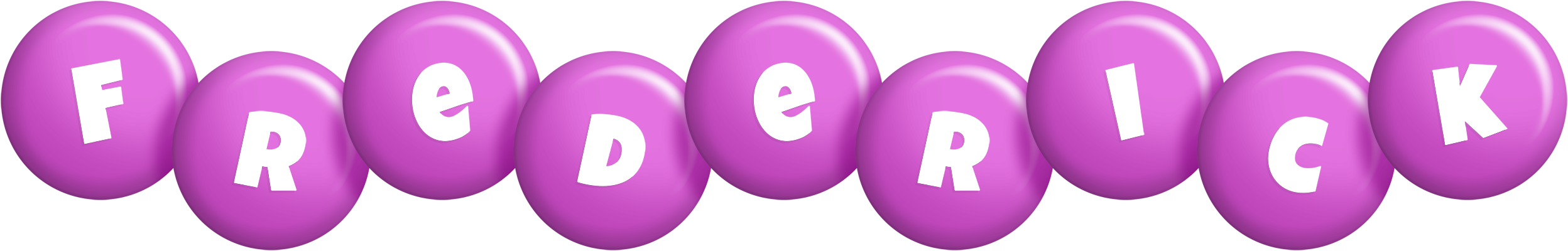 Frederick candy-purple logo