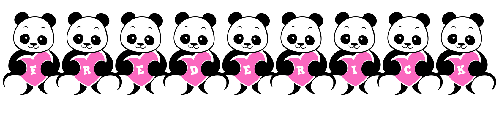 Frederick love-panda logo