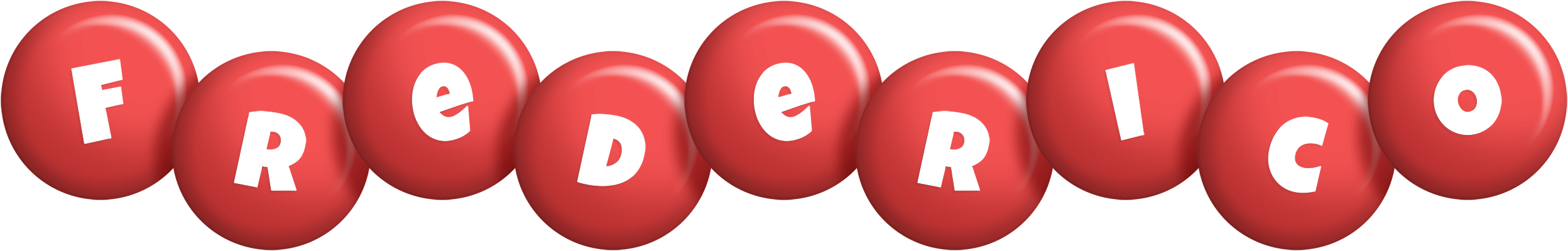 Frederico candy-red logo