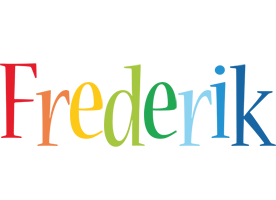 Frederik birthday logo