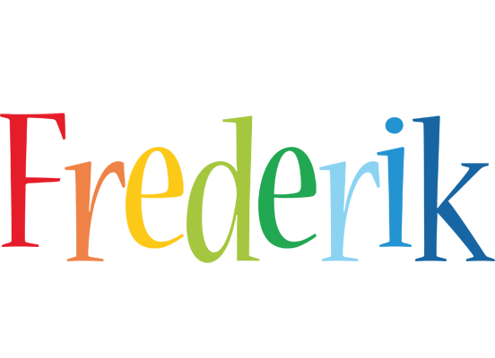 Frederik birthday logo