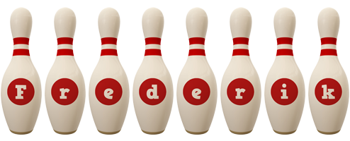 Frederik bowling-pin logo