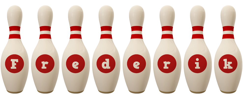 Frederik bowling-pin logo