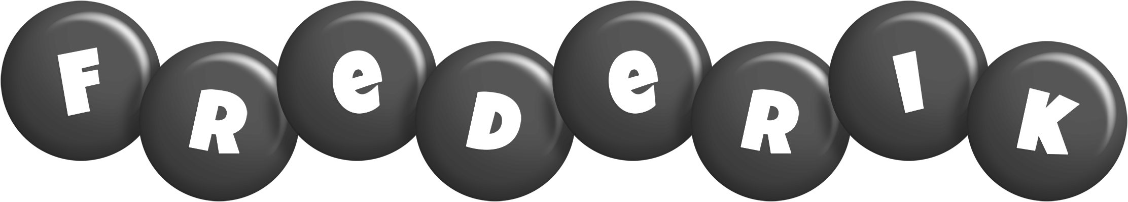 Frederik candy-black logo