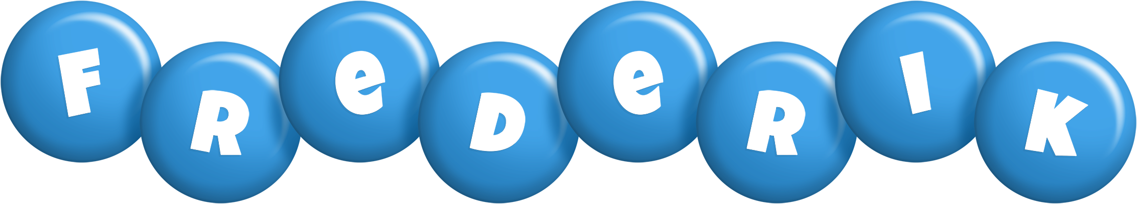 Frederik candy-blue logo